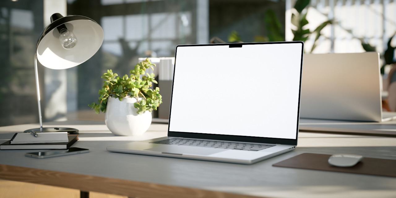 Ein Arbeitsplatz mit Computer